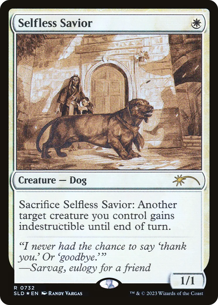 Selfless Savior — Secret Lair Drop — Magic: The Gathering