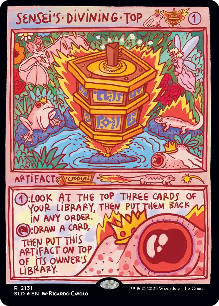 Sensei's Divining Top — Secret Lair Drop — Magic: The Gathering