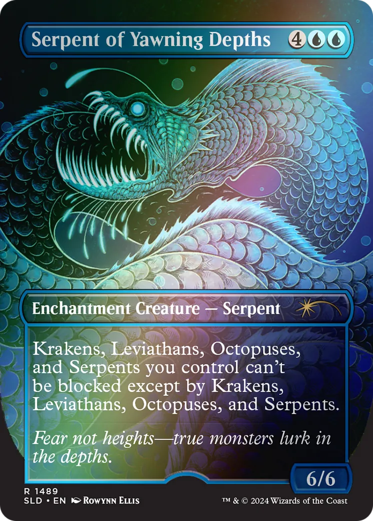 Serpent des profondeurs abyssales — Secret Lair Drop — Magic: The Gathering