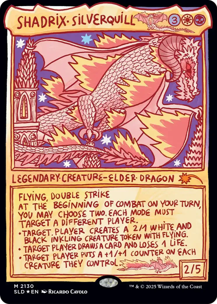 Shadrix Silverquill — Secret Lair Drop — Magic: The Gathering
