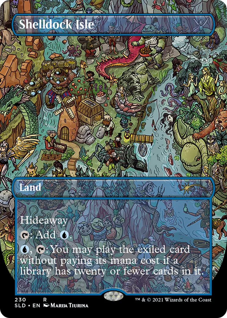 Île du havre-coque from Secret Lair Drop - Magic: The Gathering