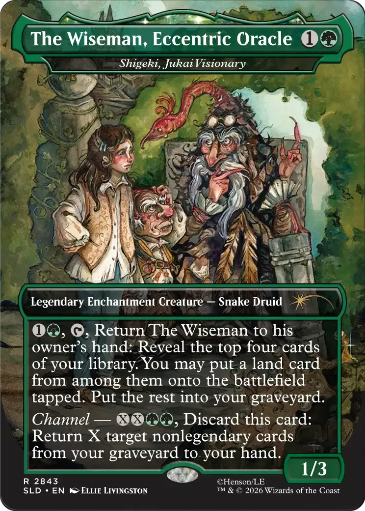 Shigeki, Jukai Visionary — Secret Lair Drop — Magic: The Gathering