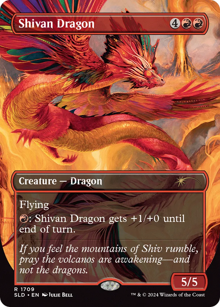 Shivan Dragon — Secret Lair Drop — Magic: The Gathering