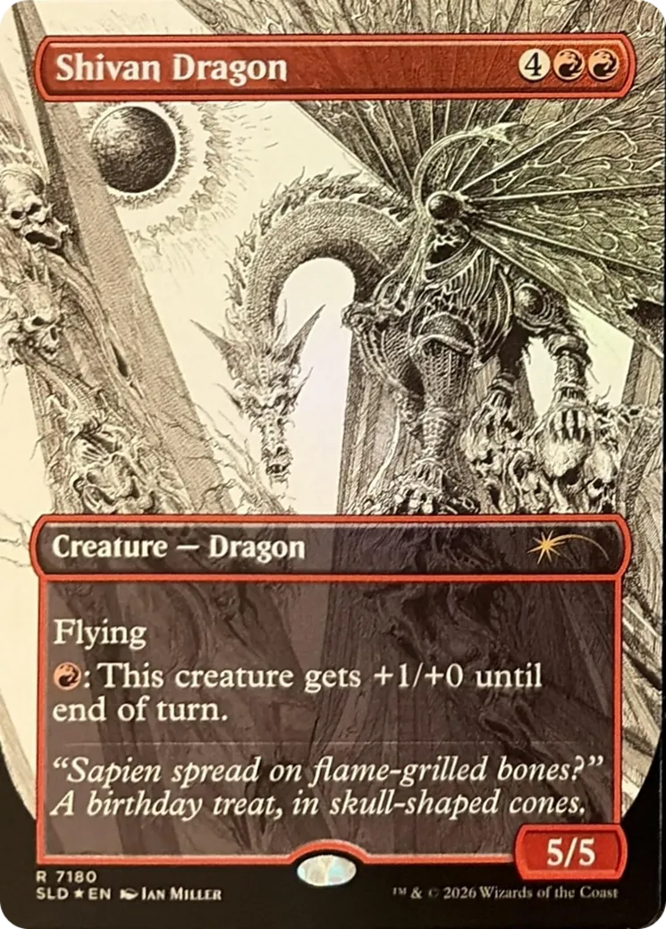 Shivan Dragon — Secret Lair Drop — Magic: The Gathering