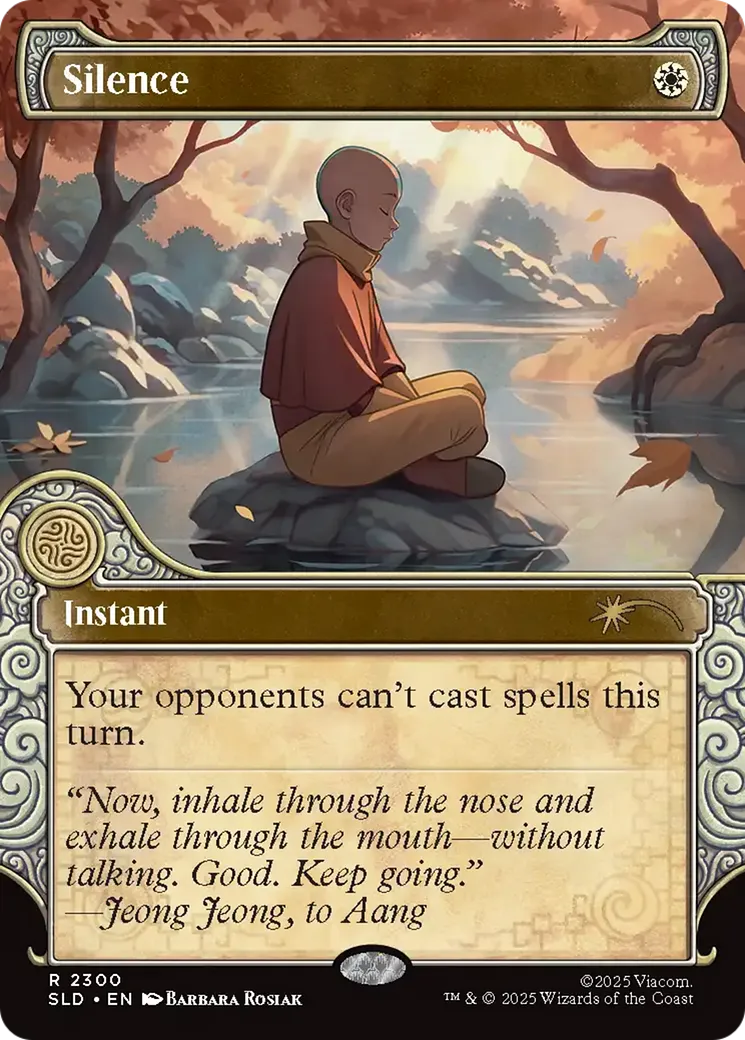 Silence — Secret Lair Drop — Magic: The Gathering