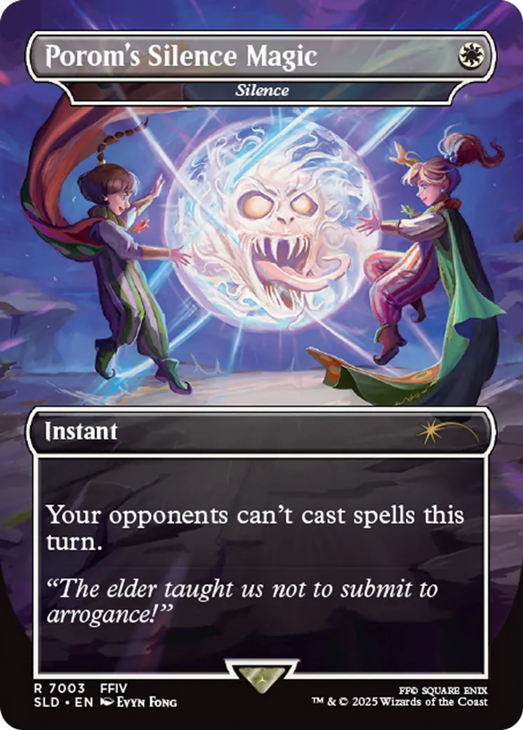 Silence from Secret Lair Drop - Magic: The Gathering
