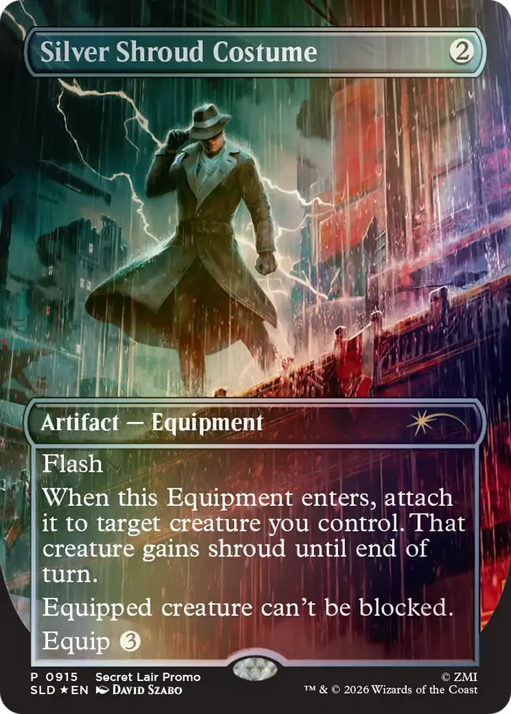 Costume de Silver Shroud — Secret Lair Drop — Magic: The Gathering