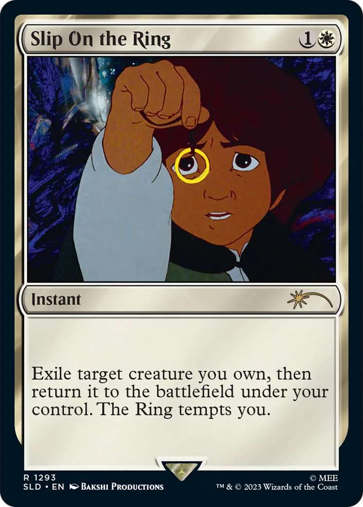 Slip On the Ring — Secret Lair Drop — Magic: The Gathering