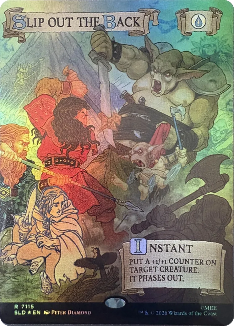 Slip Out the Back — Secret Lair Drop — Magic: The Gathering