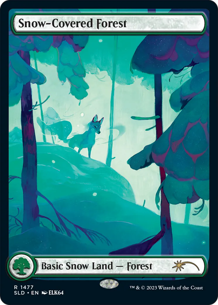 Forêt enneigée — Secret Lair Drop — Magic: The Gathering