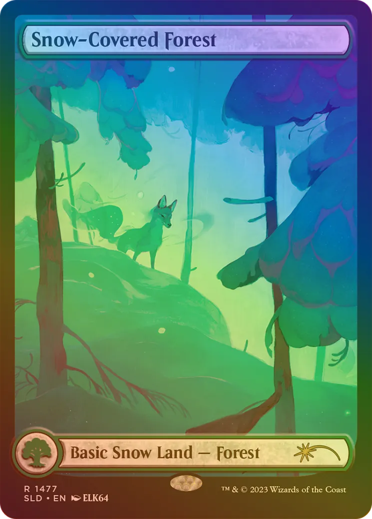 Forêt enneigée — Secret Lair Drop — Magic: The Gathering