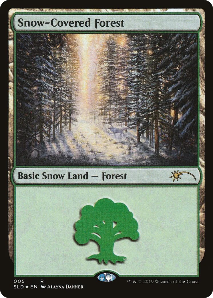Snow-Covered Forest — Secret Lair Drop — Magic: The Gathering