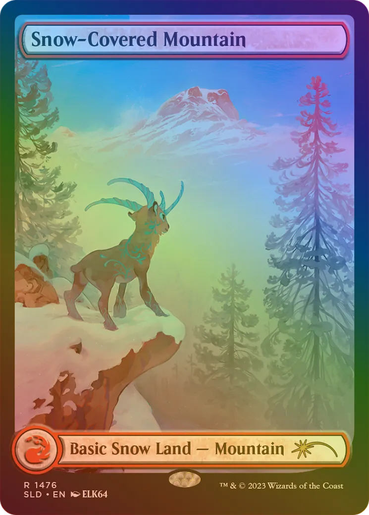 Montagne enneigée — Secret Lair Drop — Magic: The Gathering