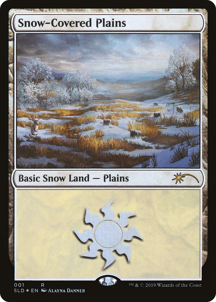 Plaine enneigée from Secret Lair Drop - Magic: The Gathering