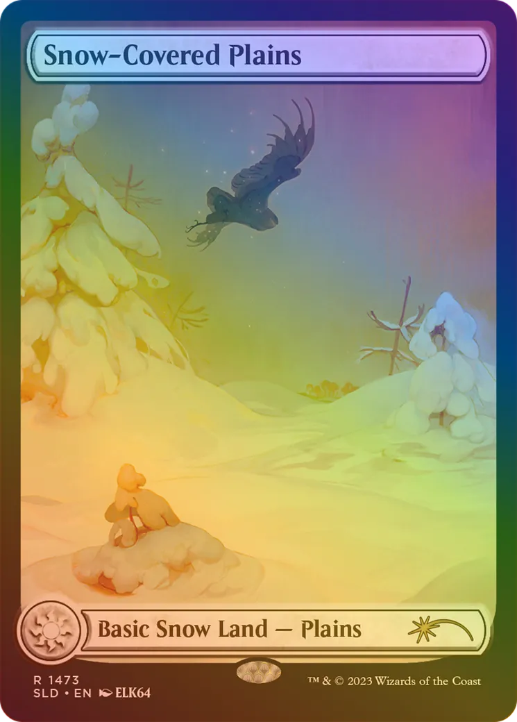 Plaine enneigée — Secret Lair Drop — Magic: The Gathering