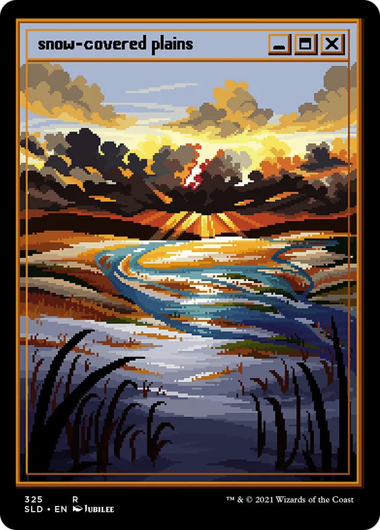 Snow-Covered Plains — Secret Lair Drop — Magic: The Gathering