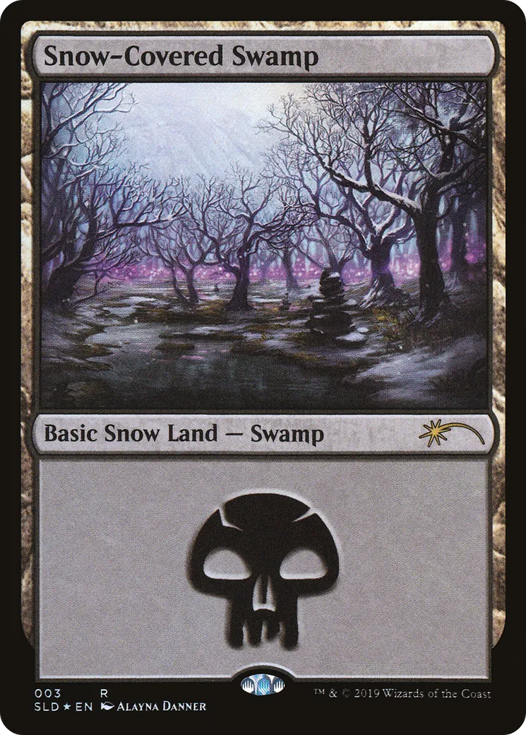Marais enneigé from Secret Lair Drop - Magic: The Gathering