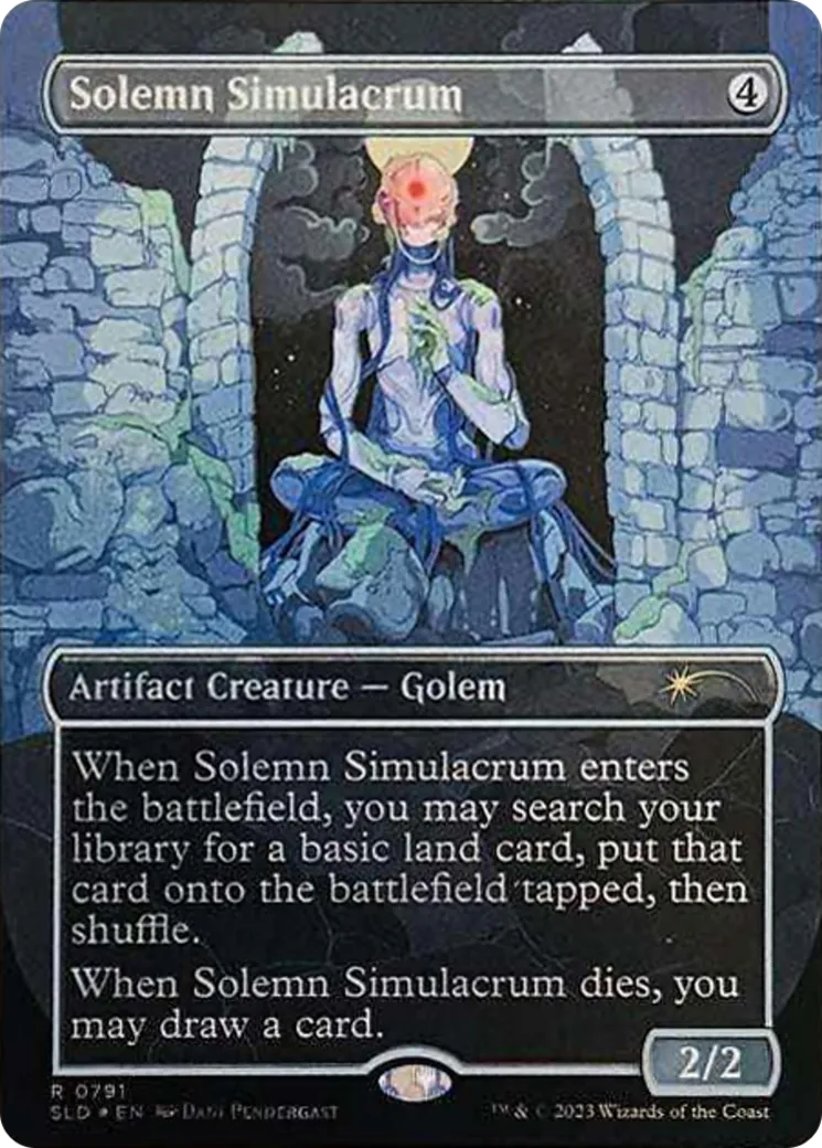 Solemn Simulacrum — Secret Lair Drop — Magic: The Gathering