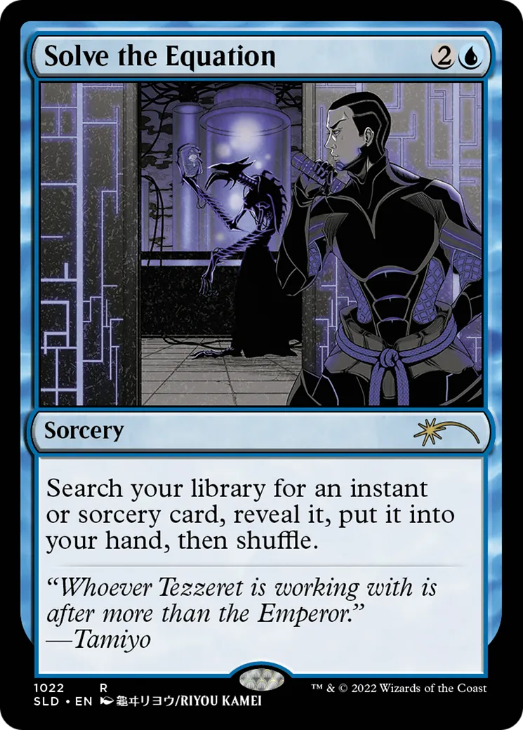 Solve the Equation — Secret Lair Drop — Magic: The Gathering