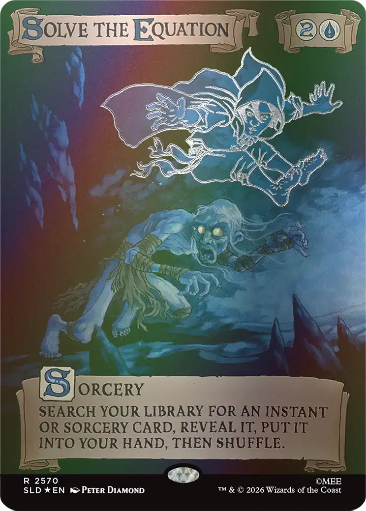 Solve the Equation — Secret Lair Drop — Magic: The Gathering