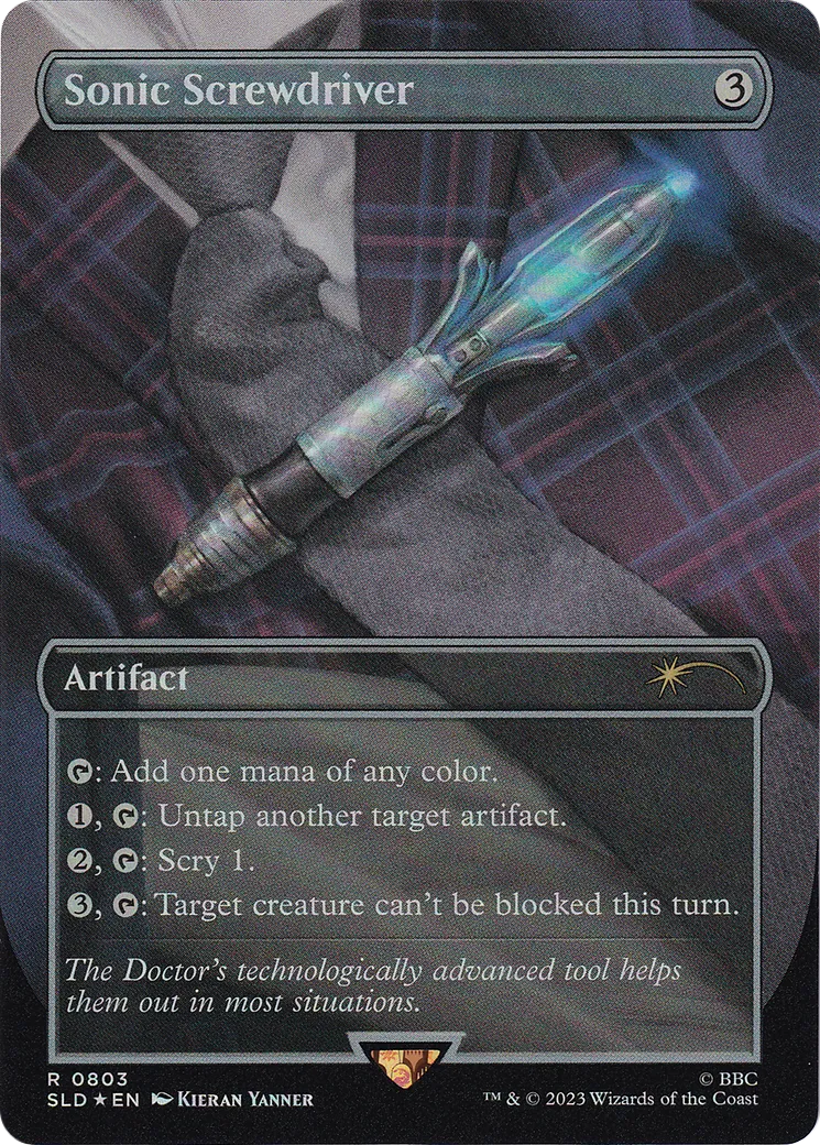 Sonic Screwdriver — Secret Lair Drop — Magic: The Gathering