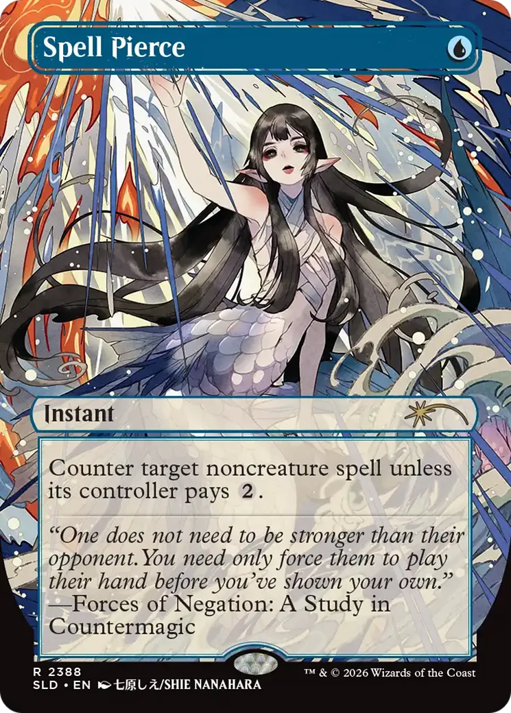Spell Pierce — Secret Lair Drop — Magic: The Gathering