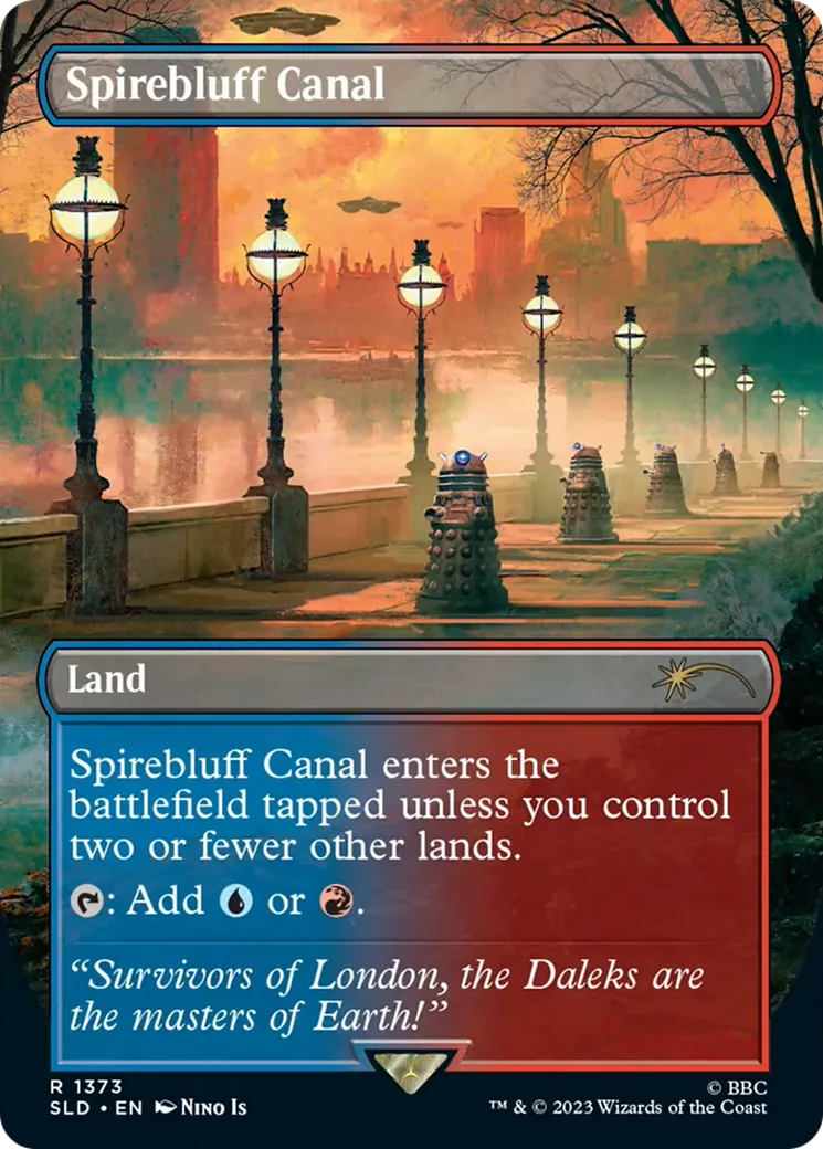 Spirebluff Canal — Secret Lair Drop — Magic: The Gathering