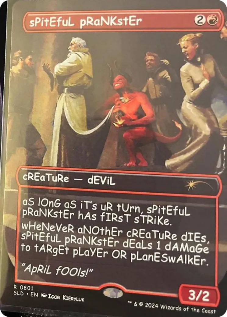 Spiteful Prankster — Secret Lair Drop — Magic: The Gathering