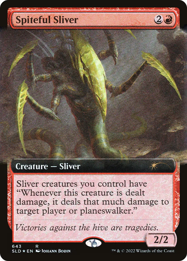 Spiteful Sliver — Secret Lair Drop — Magic: The Gathering