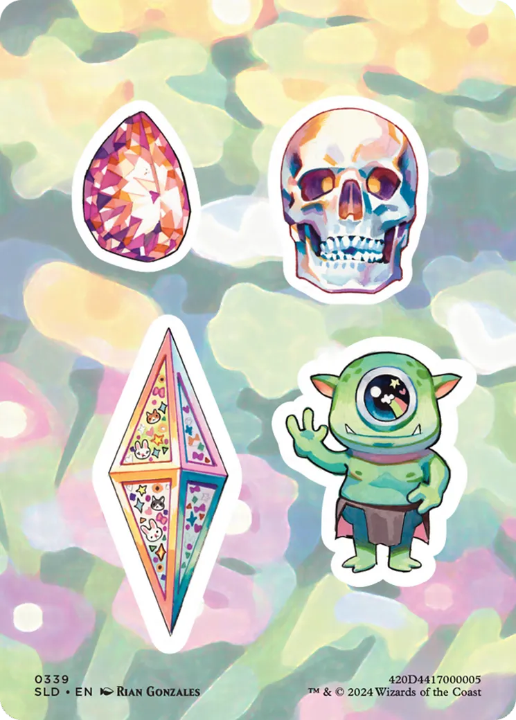 Sticker sheet — Secret Lair Drop — Magic: The Gathering