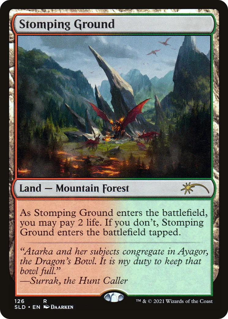 Stomping Ground — Secret Lair Drop — Magic: The Gathering