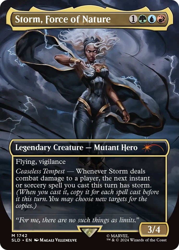 Storm, Force of Nature from Secret Lair Drop - Magic: The Gathering