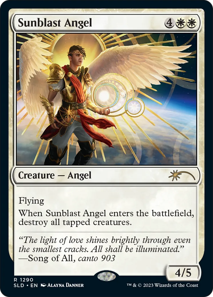 Sunblast Angel — Secret Lair Drop — Magic: The Gathering