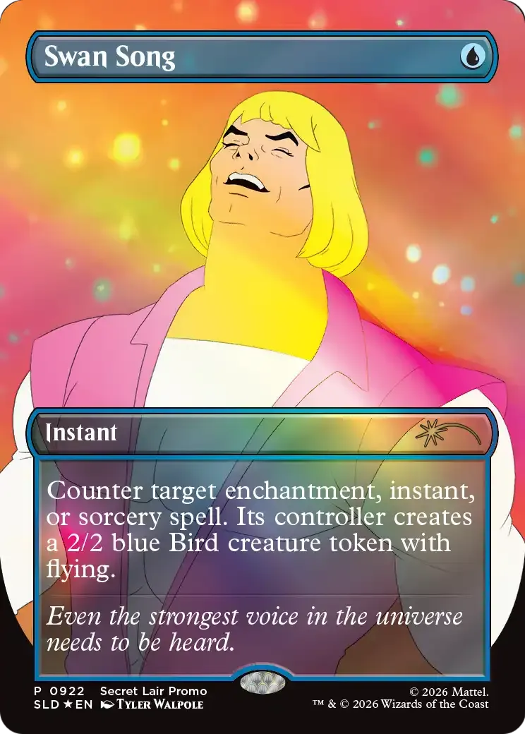 Swan Song — Secret Lair Drop — Magic: The Gathering
