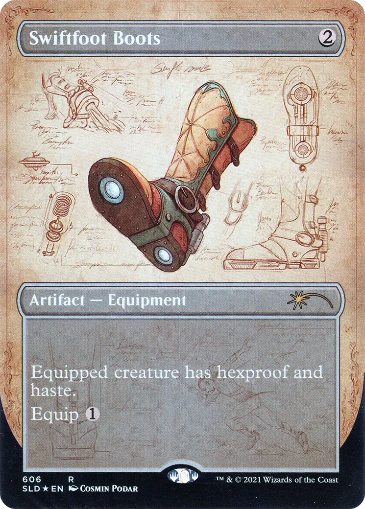 Swiftfoot Boots — Secret Lair Drop — Magic: The Gathering