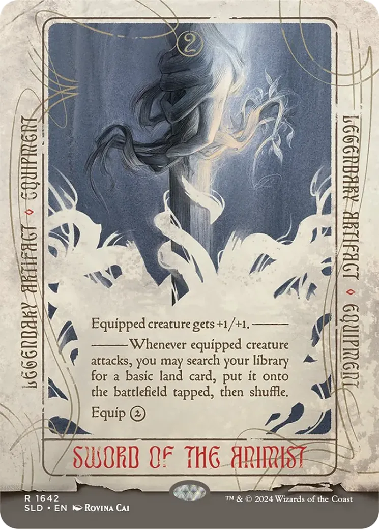 Sword of the Animist — Secret Lair Drop — Magic: The Gathering