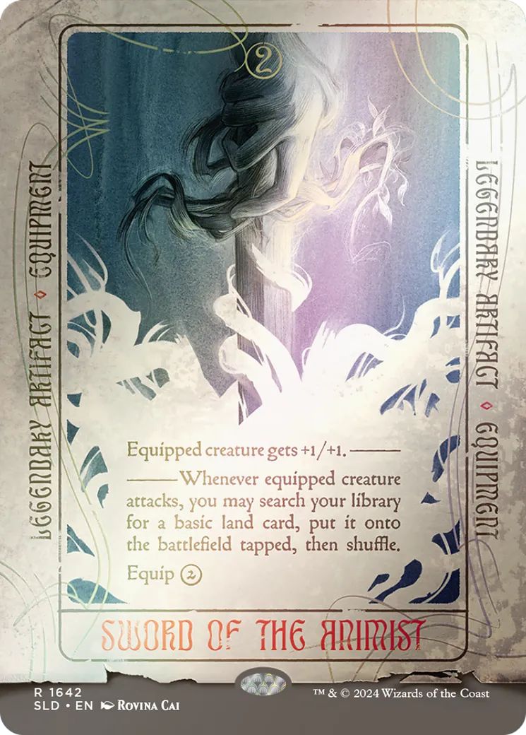 Sword of the Animist — Secret Lair Drop — Magic: The Gathering