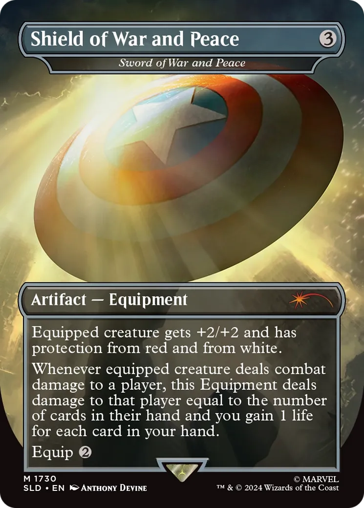 Sword of War and Peace — Secret Lair Drop — Magic: The Gathering