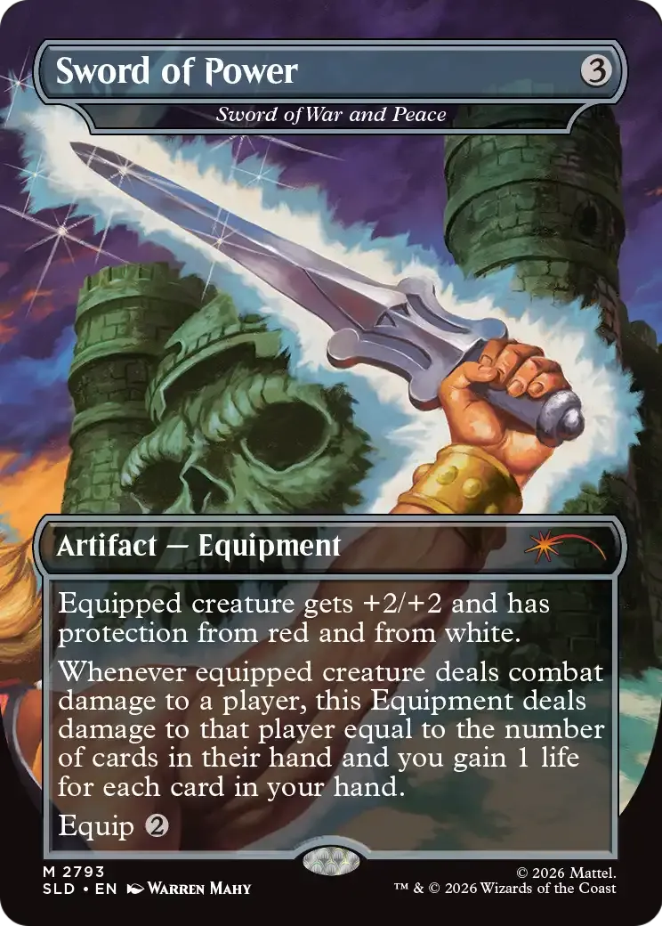 Épée de guerre et de paix from Secret Lair Drop - Magic: The Gathering