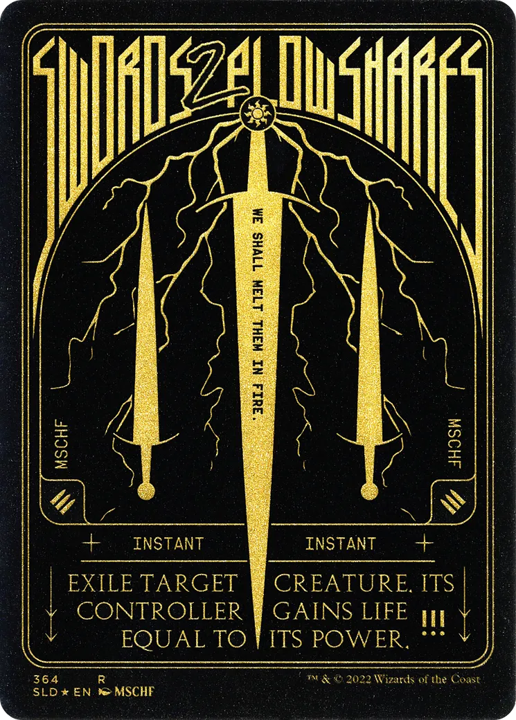 Swords to Plowshares — Secret Lair Drop — Magic: The Gathering