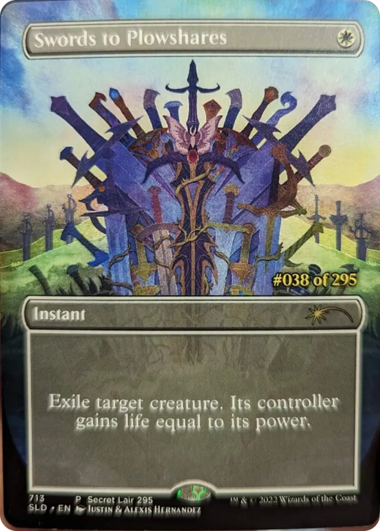 Swords to Plowshares — Secret Lair Drop — Magic: The Gathering