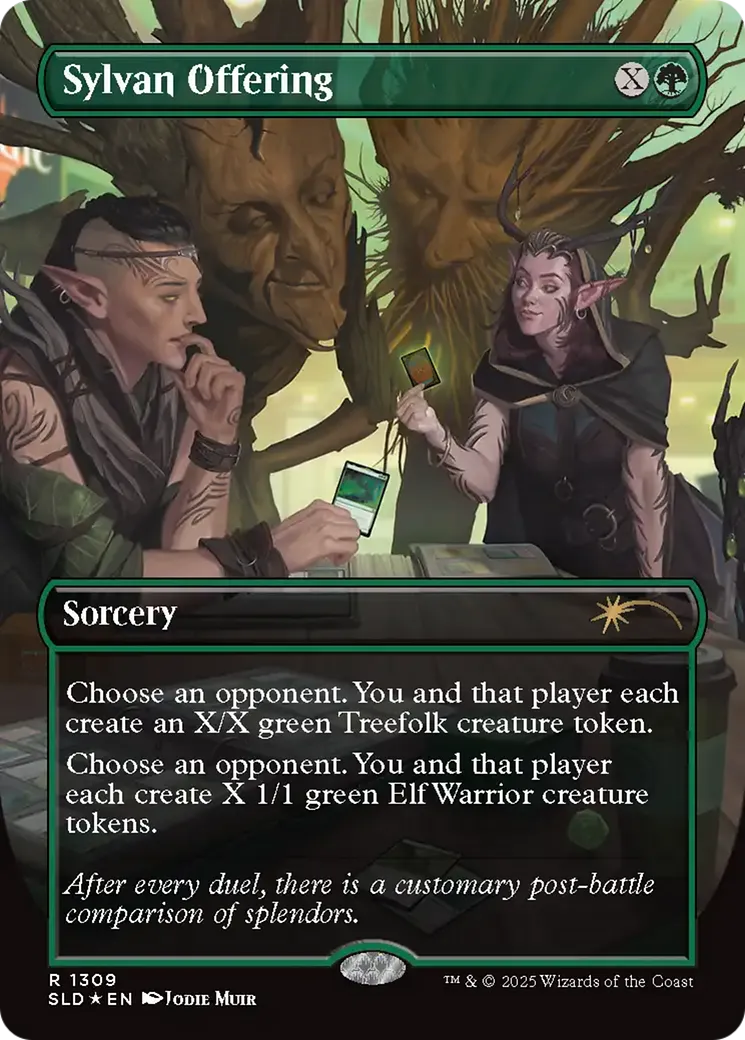 Sylvan Offering — Secret Lair Drop — Magic: The Gathering