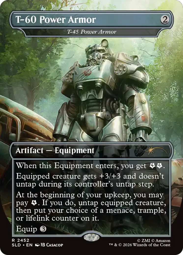 T-45 Power Armor — Secret Lair Drop — Magic: The Gathering
