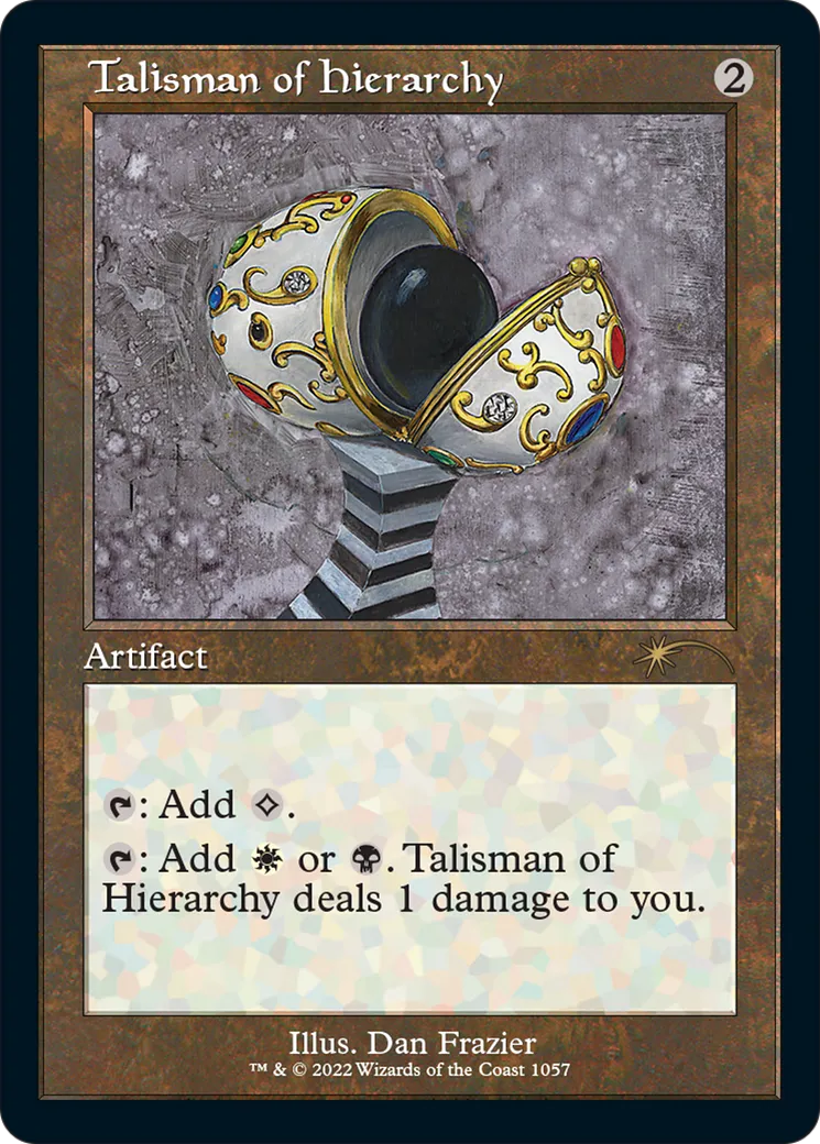 Talisman of Hierarchy — Secret Lair Drop — Magic: The Gathering