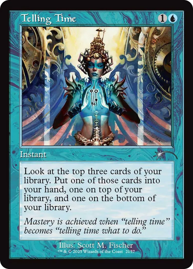Telling Time from Secret Lair Drop - Magic: The Gathering