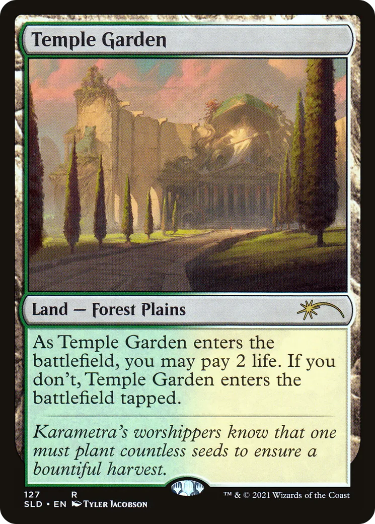 Temple Garden — Secret Lair Drop — Magic: The Gathering