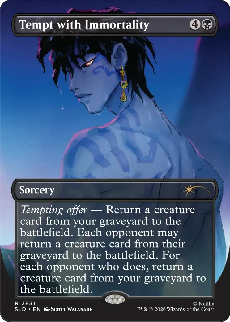 Tempt with Immortality — Secret Lair Drop — Magic: The Gathering
