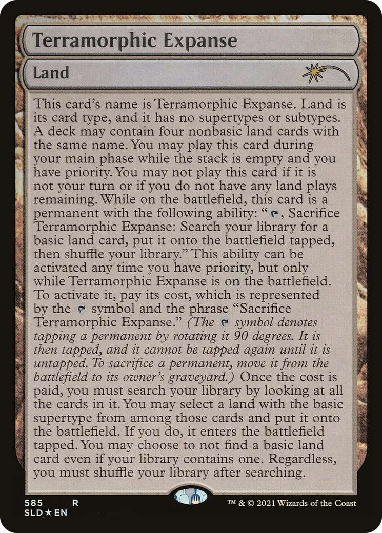 Terramorphic Expanse — Secret Lair Drop — Magic: The Gathering