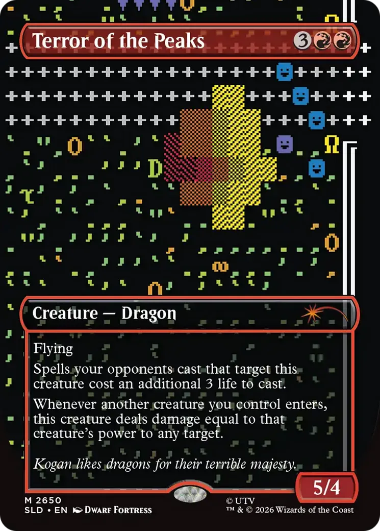 Terreur des pics — Secret Lair Drop — Magic: The Gathering