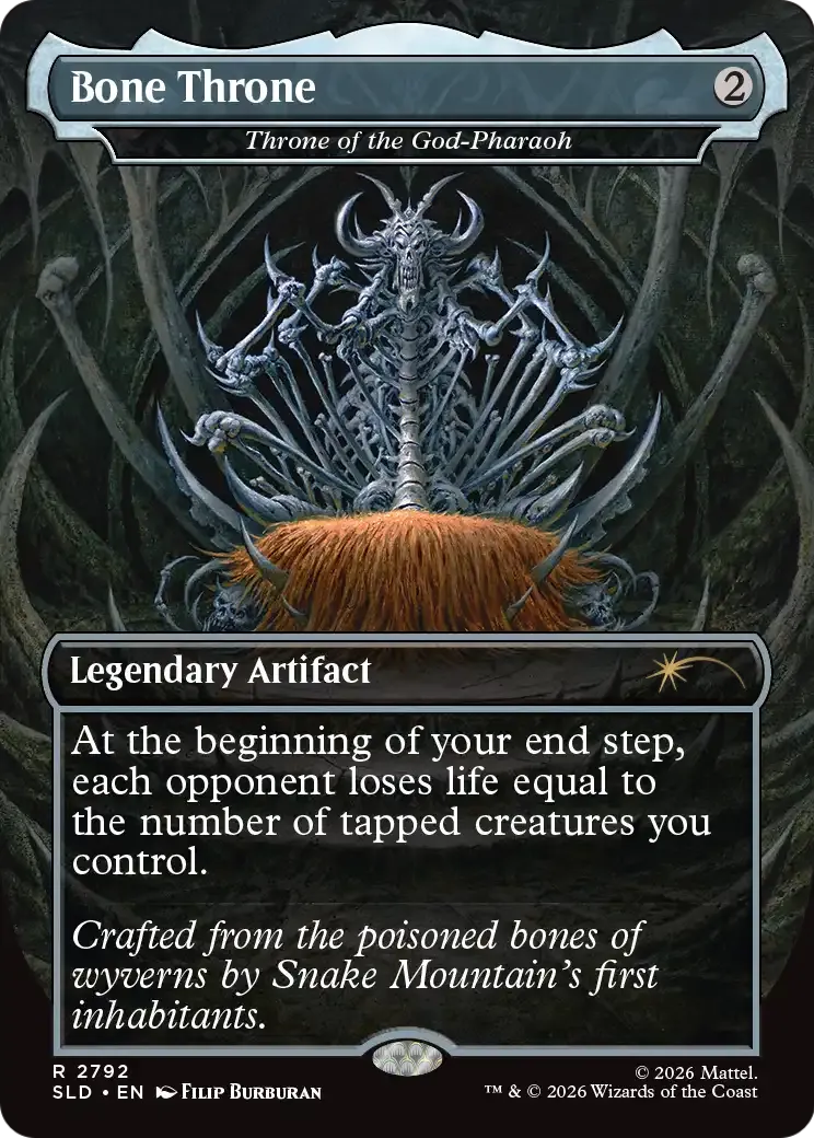 Throne of the God-Pharaoh — Secret Lair Drop — Magic: The Gathering